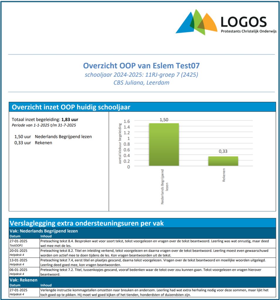 Schermafbeelding: overzichtdocument downloaden (stap 2)